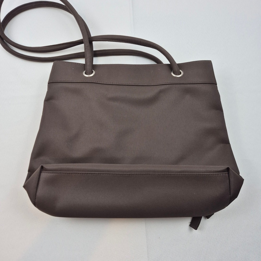 Perry Ellis America Brown Nylon Shoulder Bag Purse Style 2.3670.BN.PM.S NWOT - Picture 4 of 10